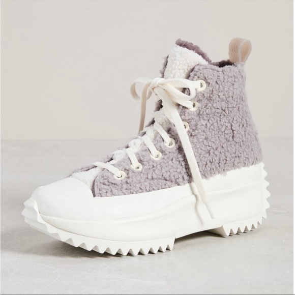 Converse Run Star Hike Sherpa Platform Vapor Mauve PRICE FIRM - Picture 8 of 16